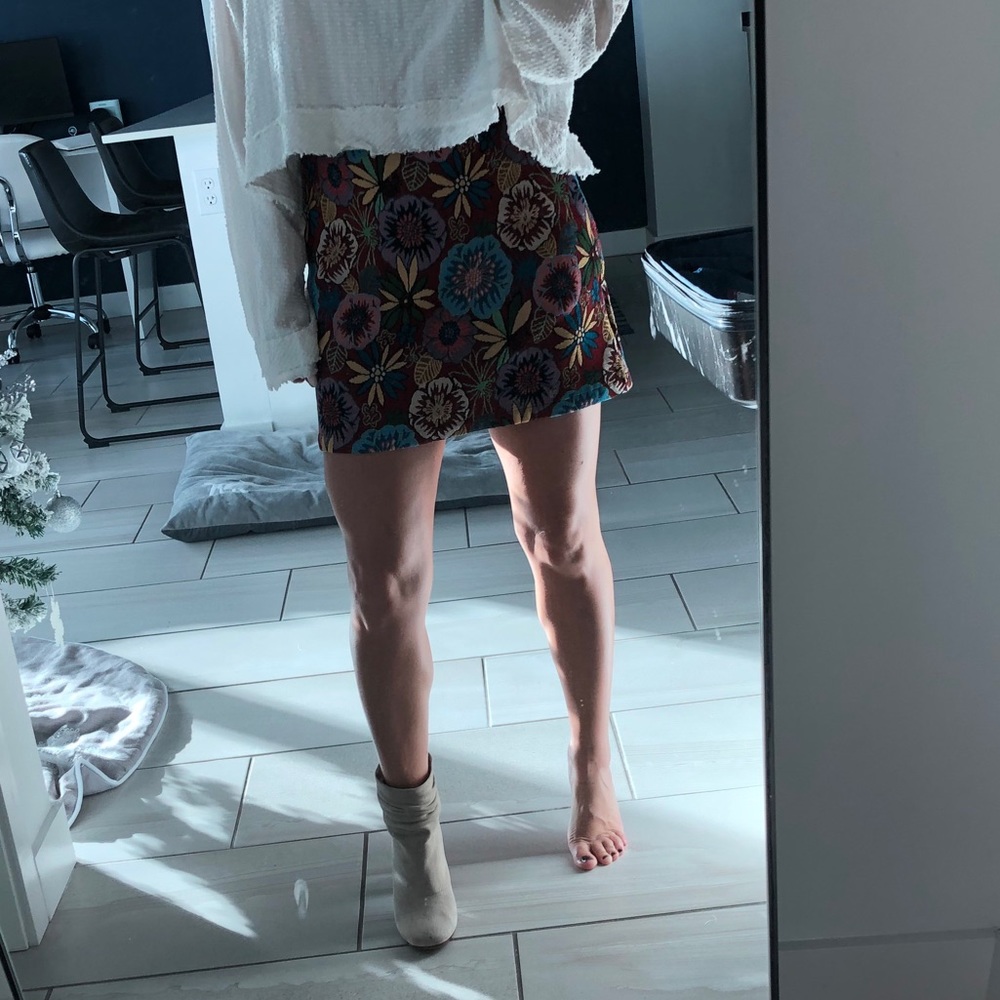 Floral Holiday Skirt
